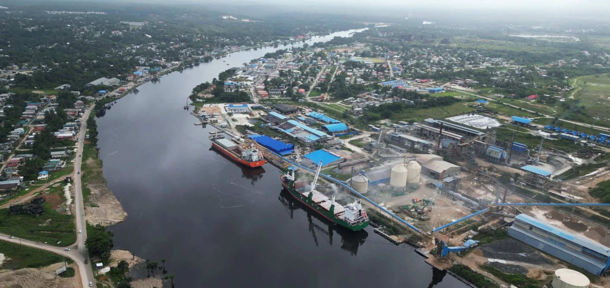 UBSL - Bocs Shipping Line - Docked at port