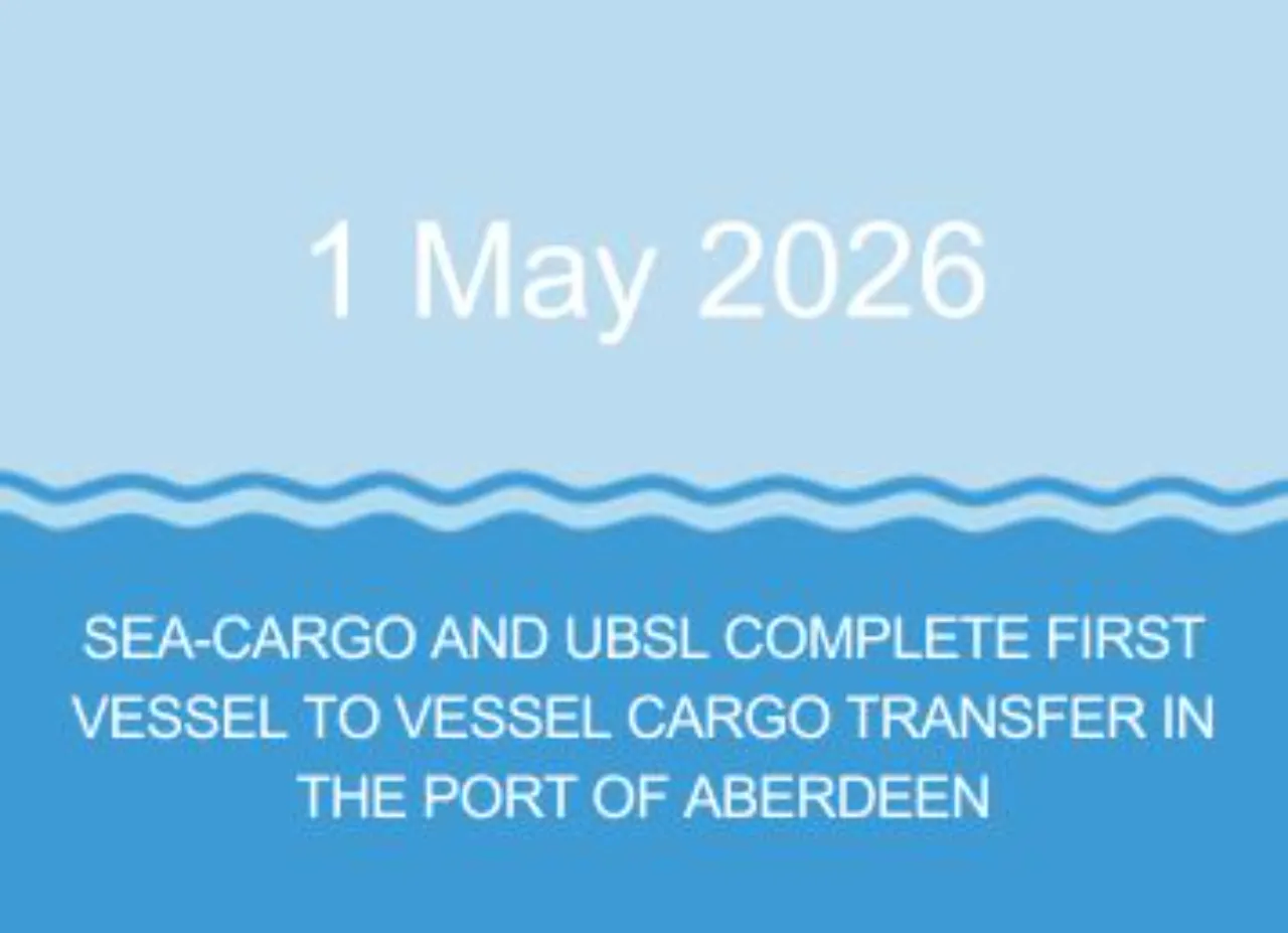Sea-Cargo and UBSL complete first vessel to vessel cargo transfer in the Port of Aberdeen - News